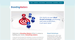 Desktop Screenshot of branding-matters.net