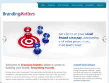 Tablet Screenshot of branding-matters.net